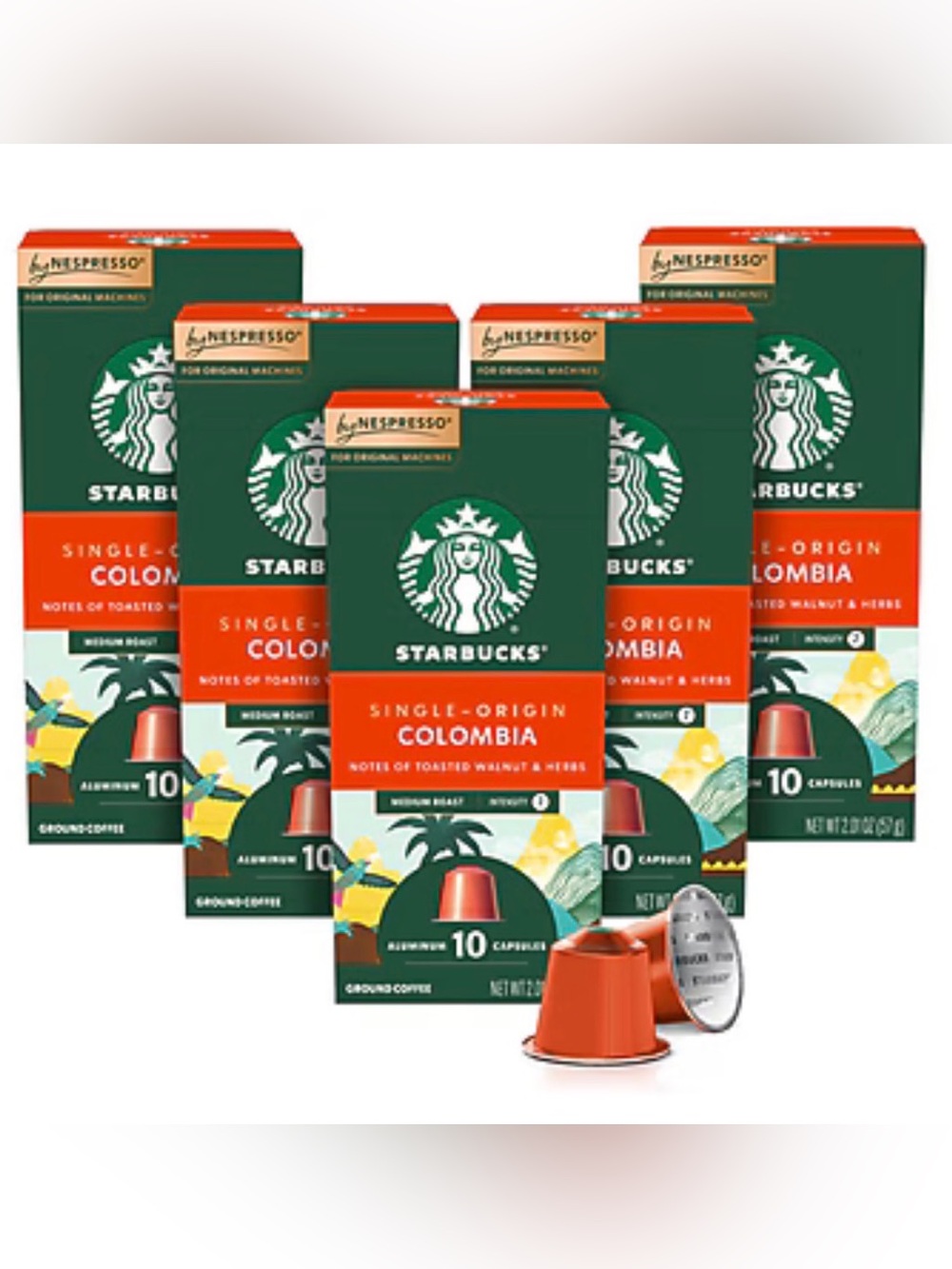 Starbucks by Nespresso Original line Coffee Pods-50 Loose Pods columbia